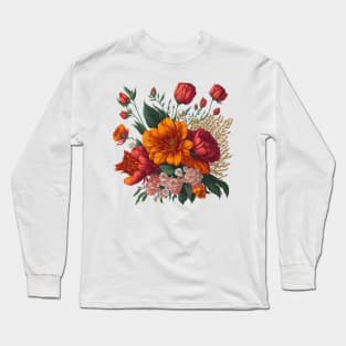 Flowers: Nature's Exquisite Creations in Every Hue. Long Sleeve T-Shirt